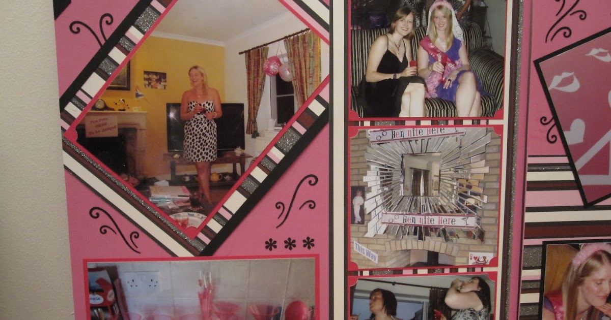 Scrap Happy Hen Party Scrapbook day 2